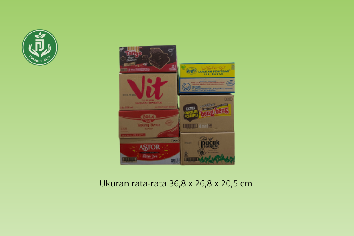 Kardus Tipis Berbagai Merek Size Medium (1 Wall)